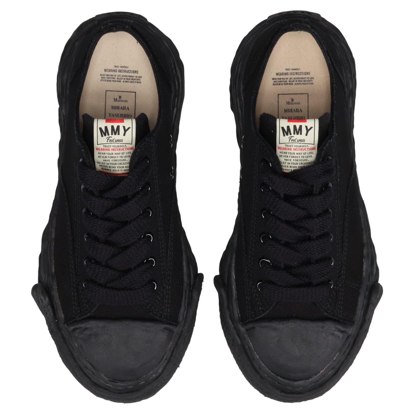 PETERSON 23 / ORIGINAL SOLE CANVAS LOW-TOP SNEAKER / 129:BLK/BLK