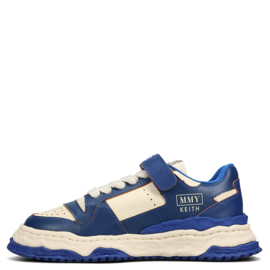 KEITH / ORIGINAL SOLE LEATHER LOW-TOP SNEAKER / 082:BLU/WHT