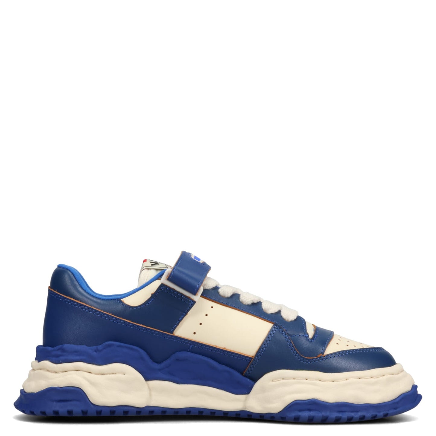 KEITH / ORIGINAL SOLE LEATHER LOW-TOP SNEAKER / 082:BLU/WHT
