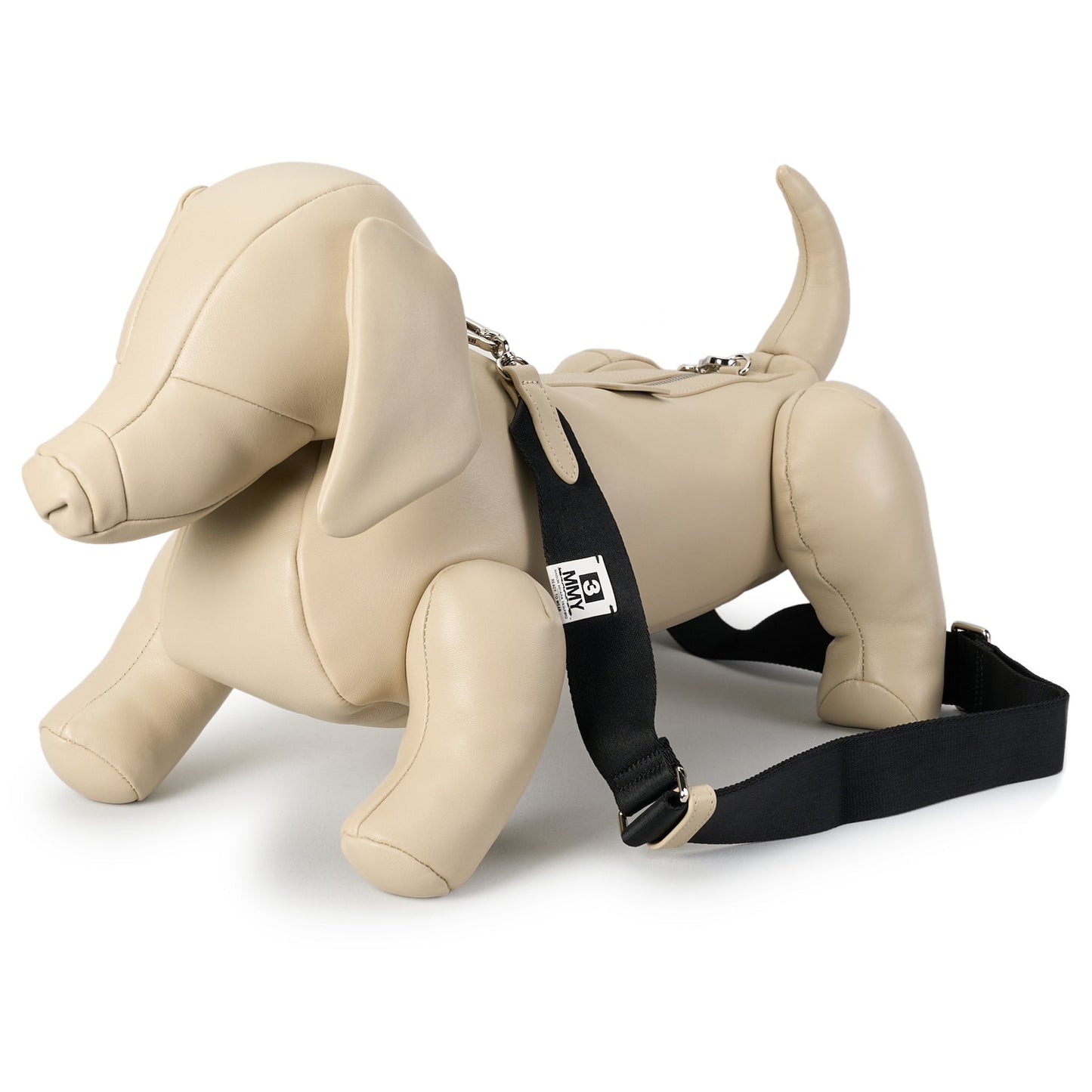 DOLLS / MEDIUM DACHSHUND BAG / BEIGE