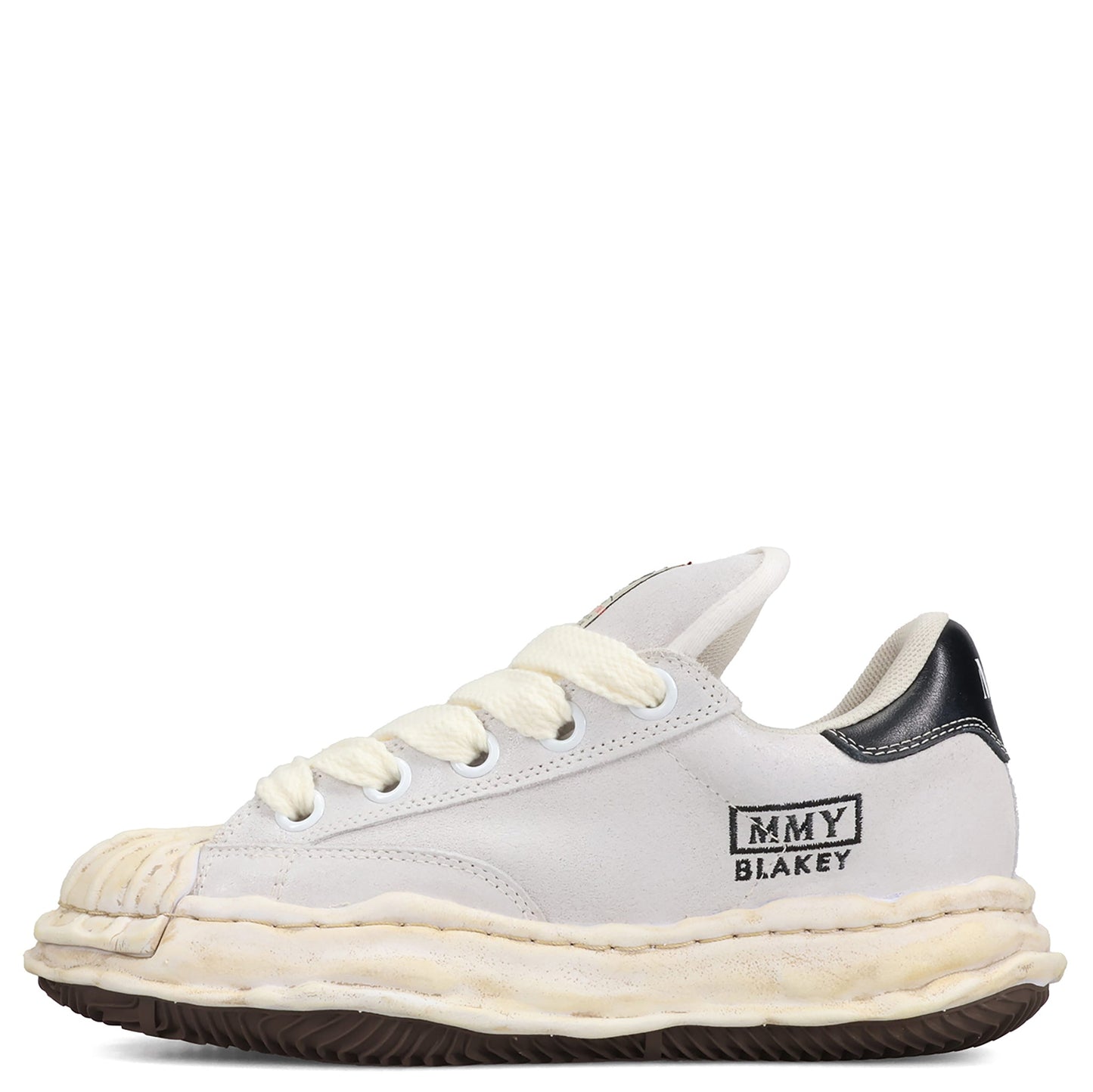 BLAKEY / ORIGINAL SOLE BRUSHED SUEDE LOW-TOP SNEAKER / 011:WHITE