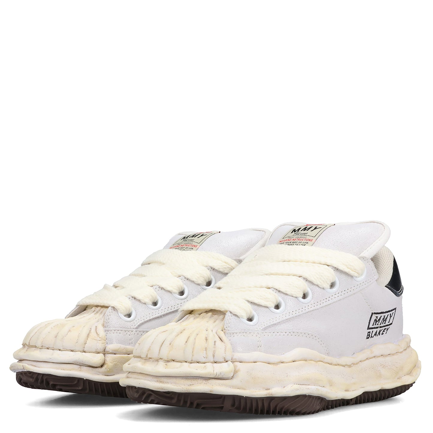 BLAKEY / ORIGINAL SOLE BRUSHED SUEDE LOW-TOP SNEAKER / 011:WHITE