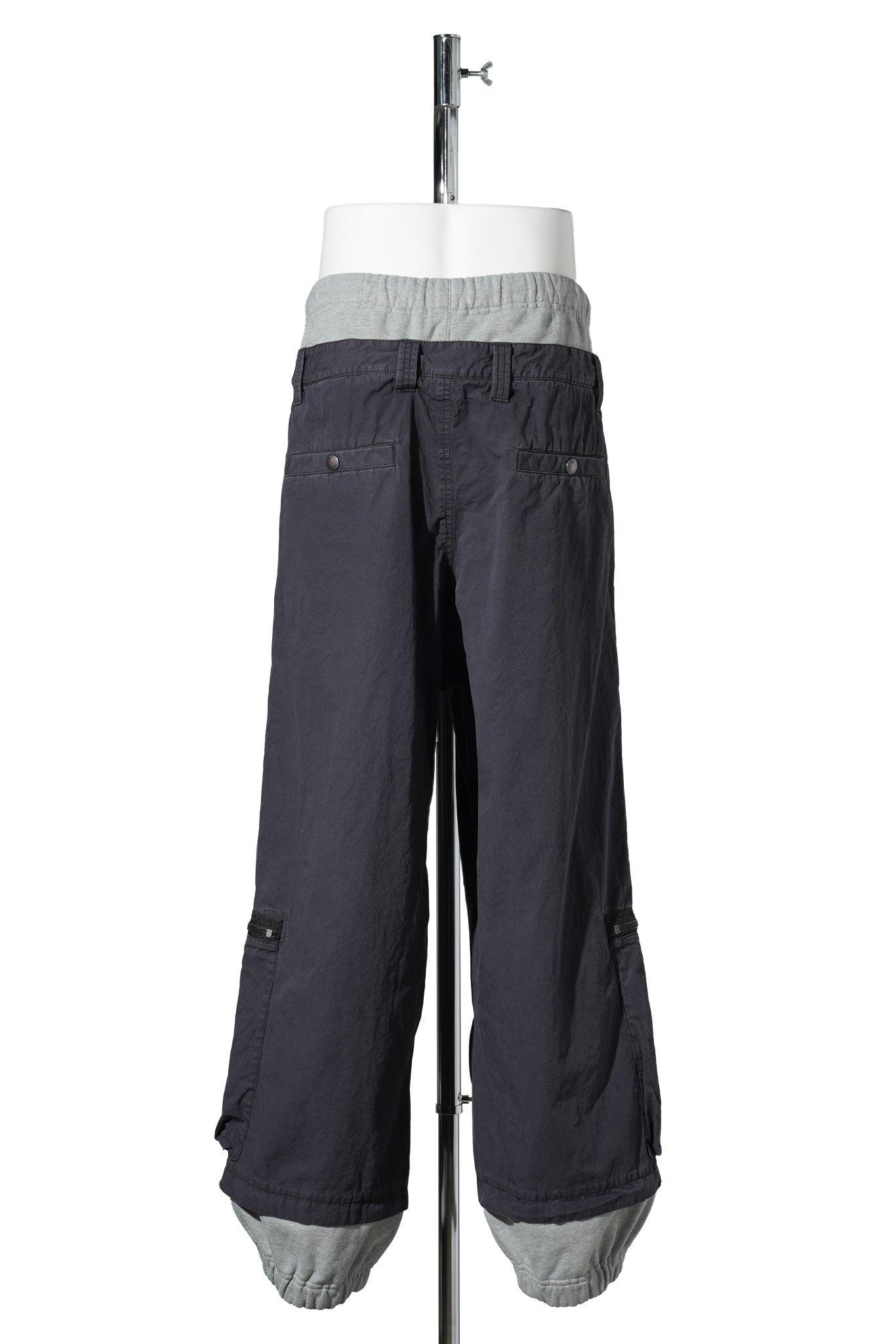 SWEAT COMBINED FLIGHT PANTS / BLACK