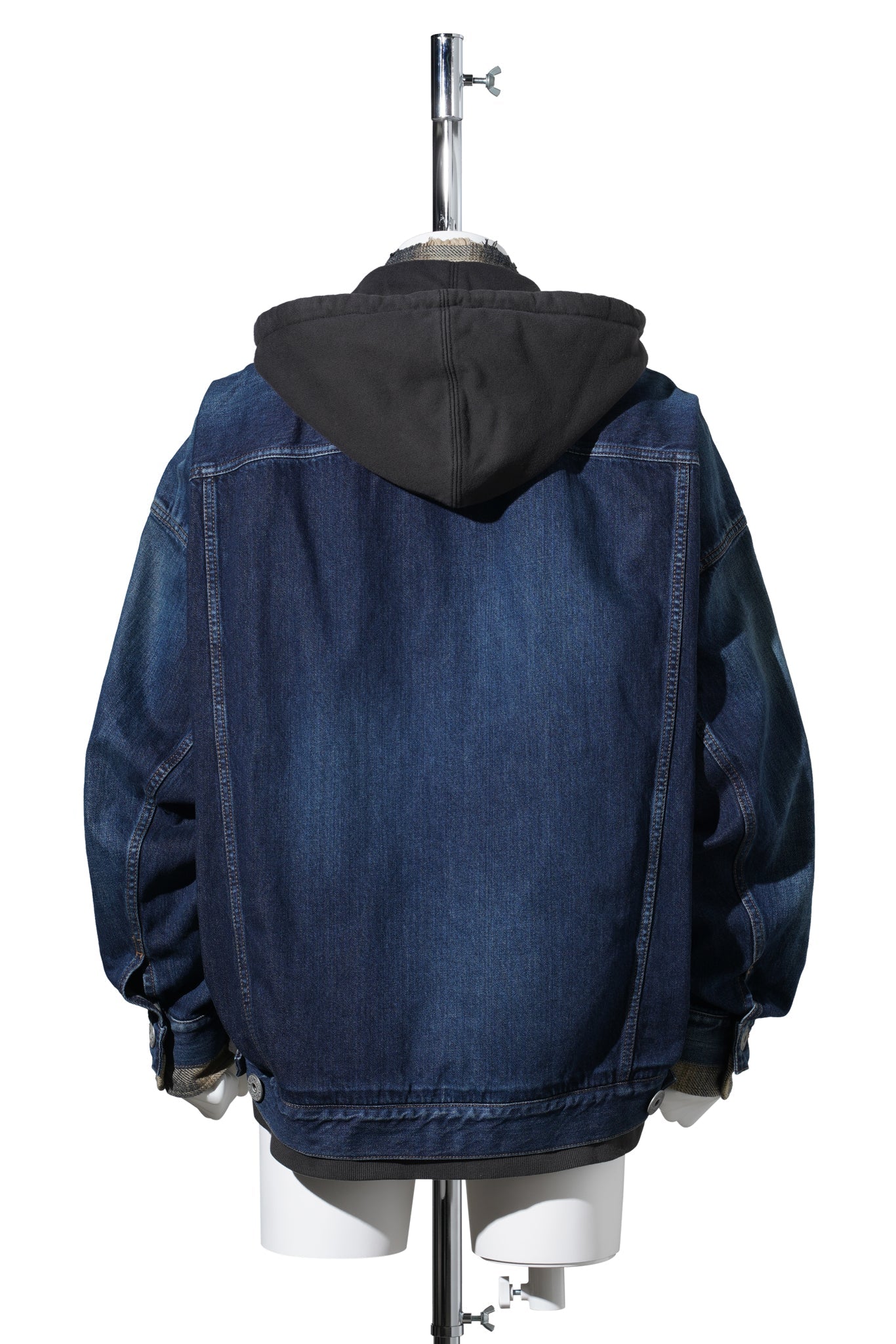 TRIPLE LAYERED DENIM JACKET / INDIGO