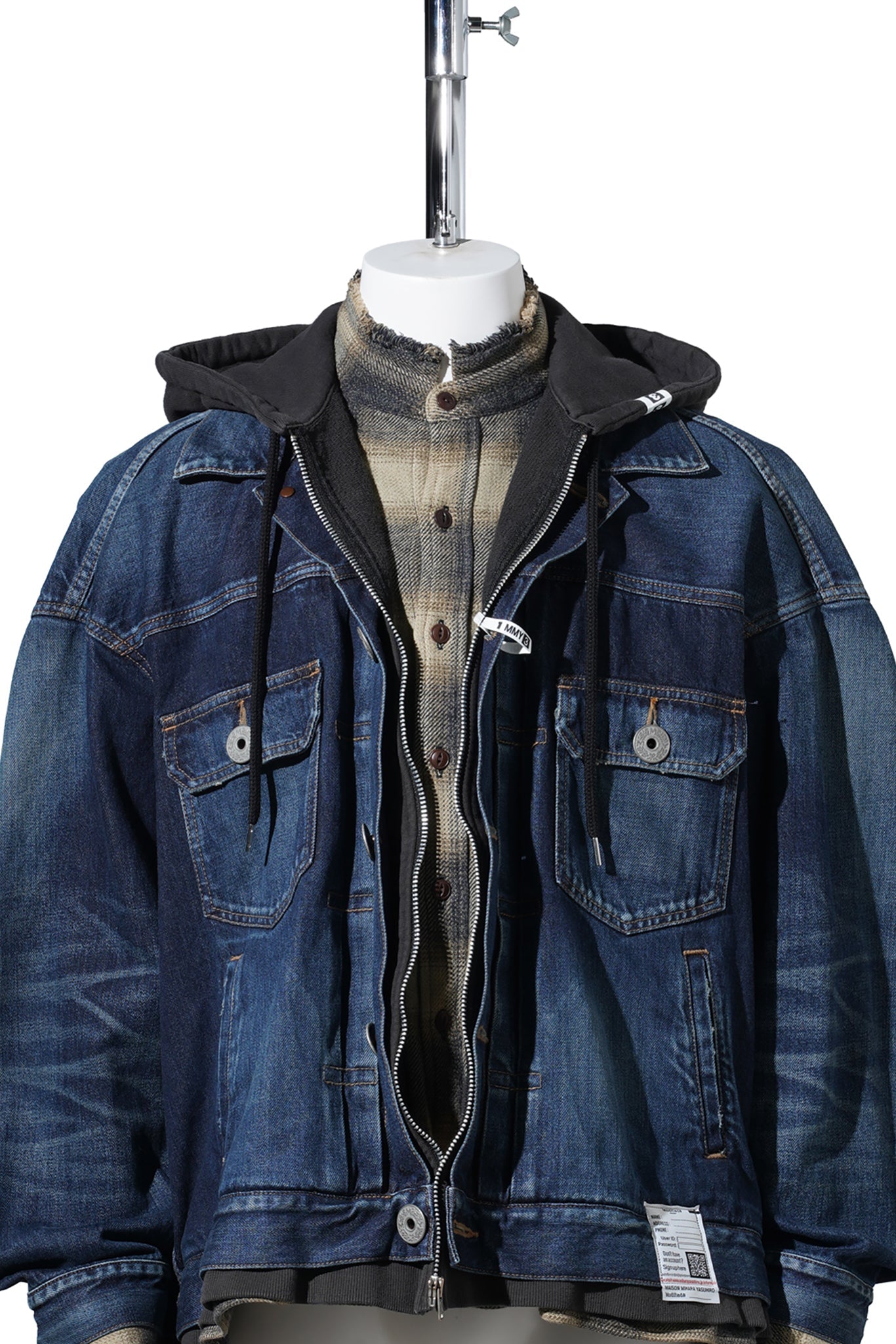 TRIPLE LAYERED DENIM JACKET / INDIGO