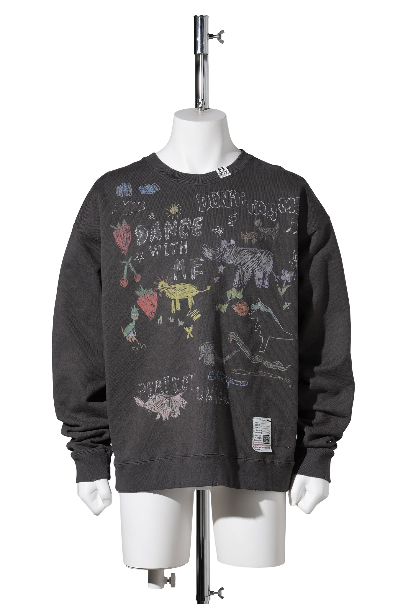 KIDS DOODLE PULLOVER /BLACK