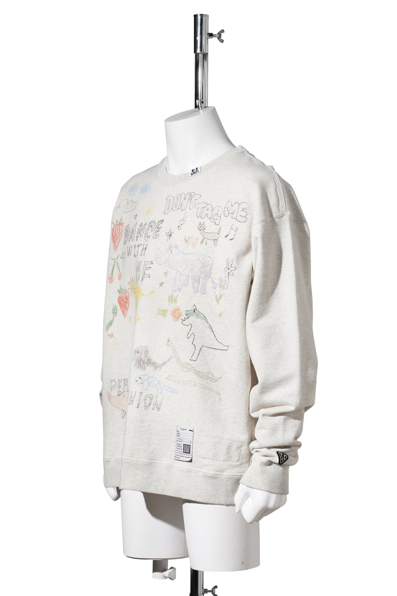 KIDS DOODLE PULLOVER /WHITE