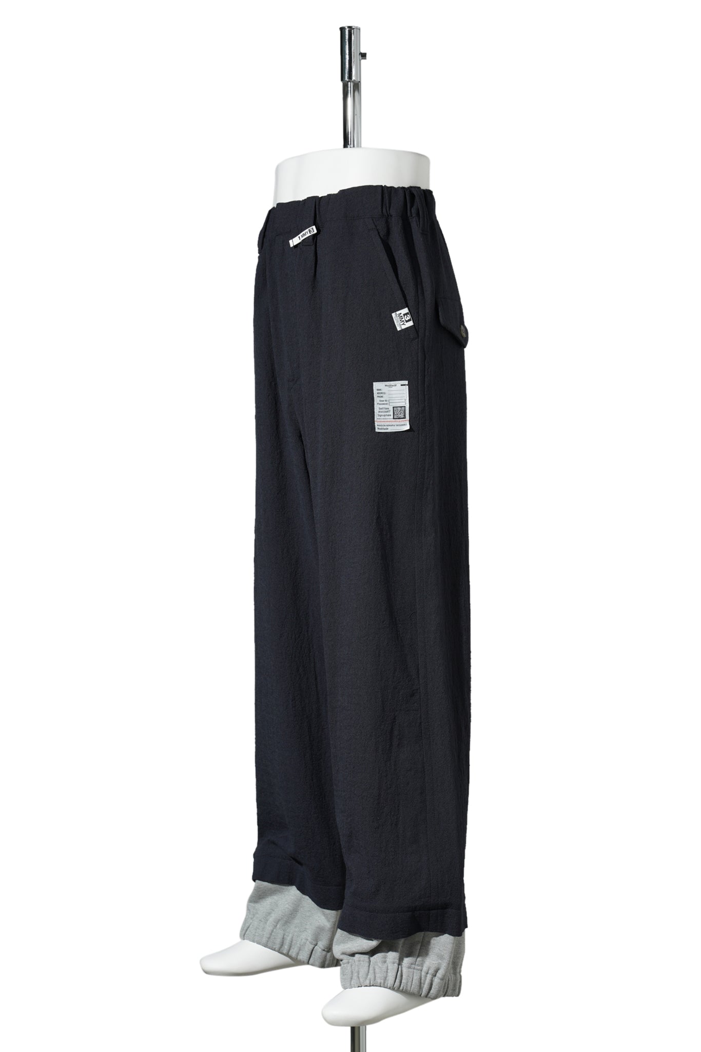 BOTTOM LAYERD TROUSERS / NAVY