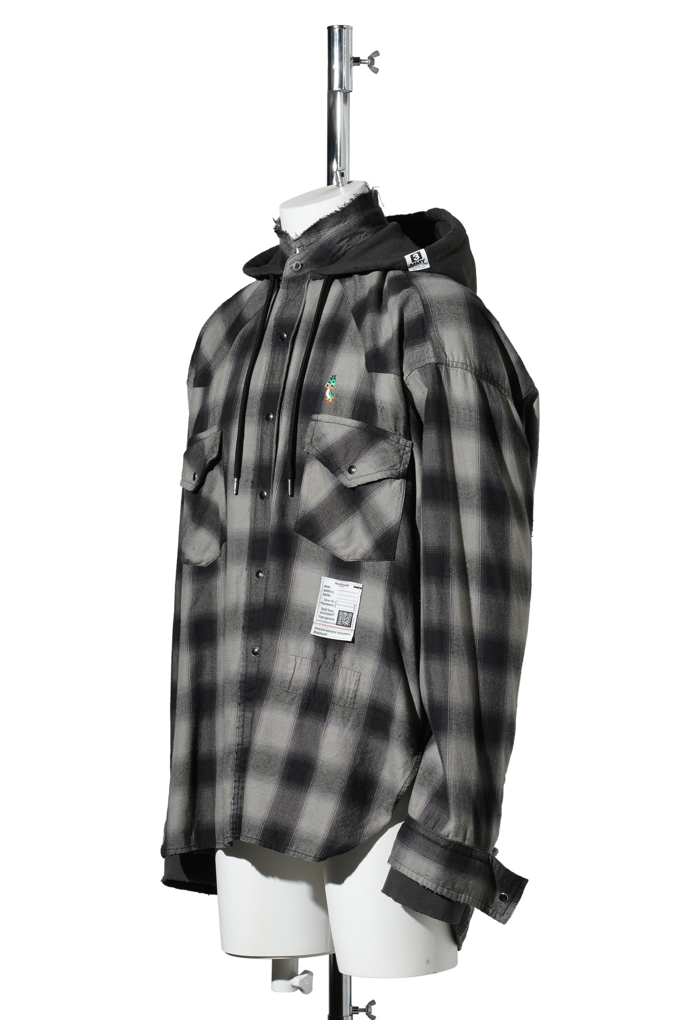 SWEAT HOODIE L/S SHIRTS / GRAY