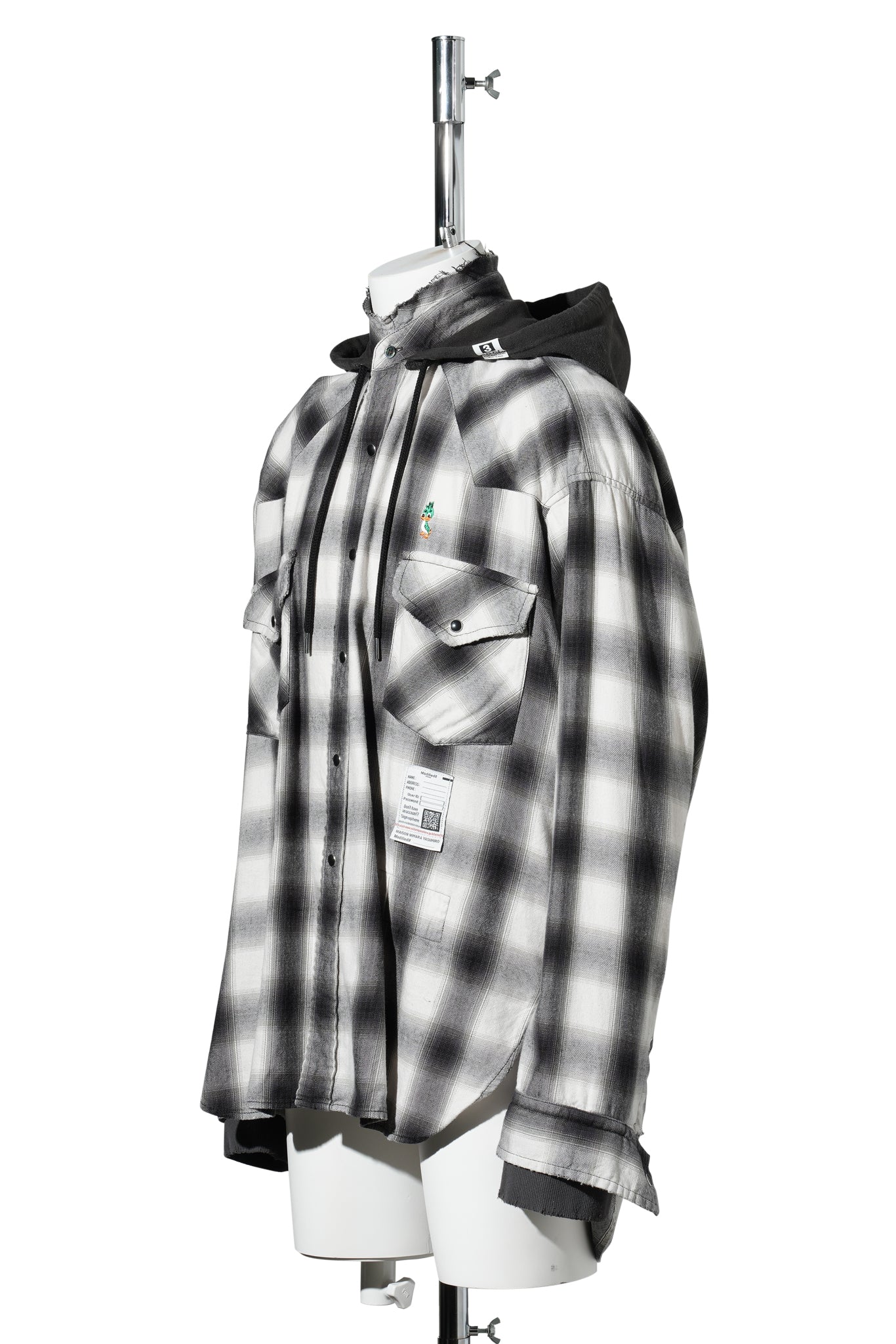 SWEAT HOODIE L/S SHIRTS / WHITE