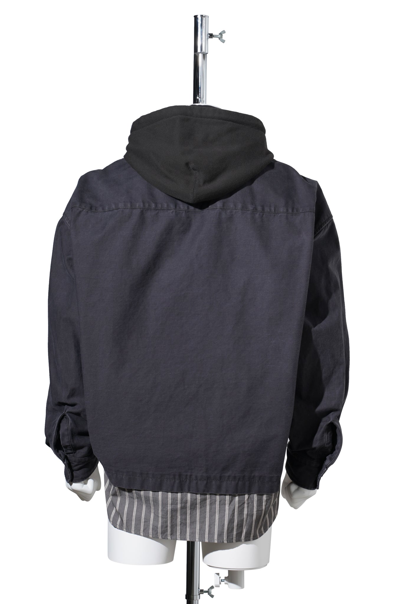 TRIPLE LAYERED L/S SHIRTS / BLACK