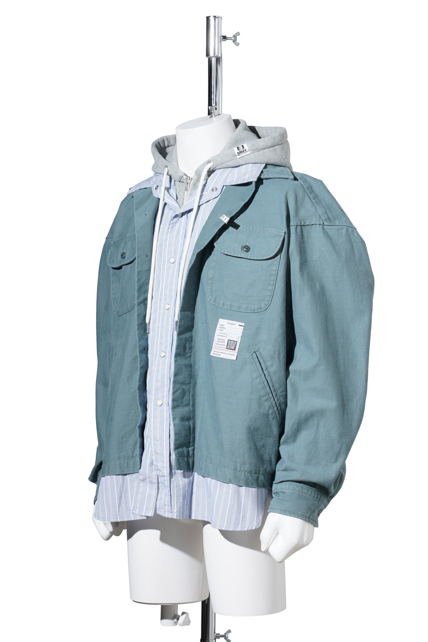 TRIPLE LAYERED L/S SHIRTS / GREEN