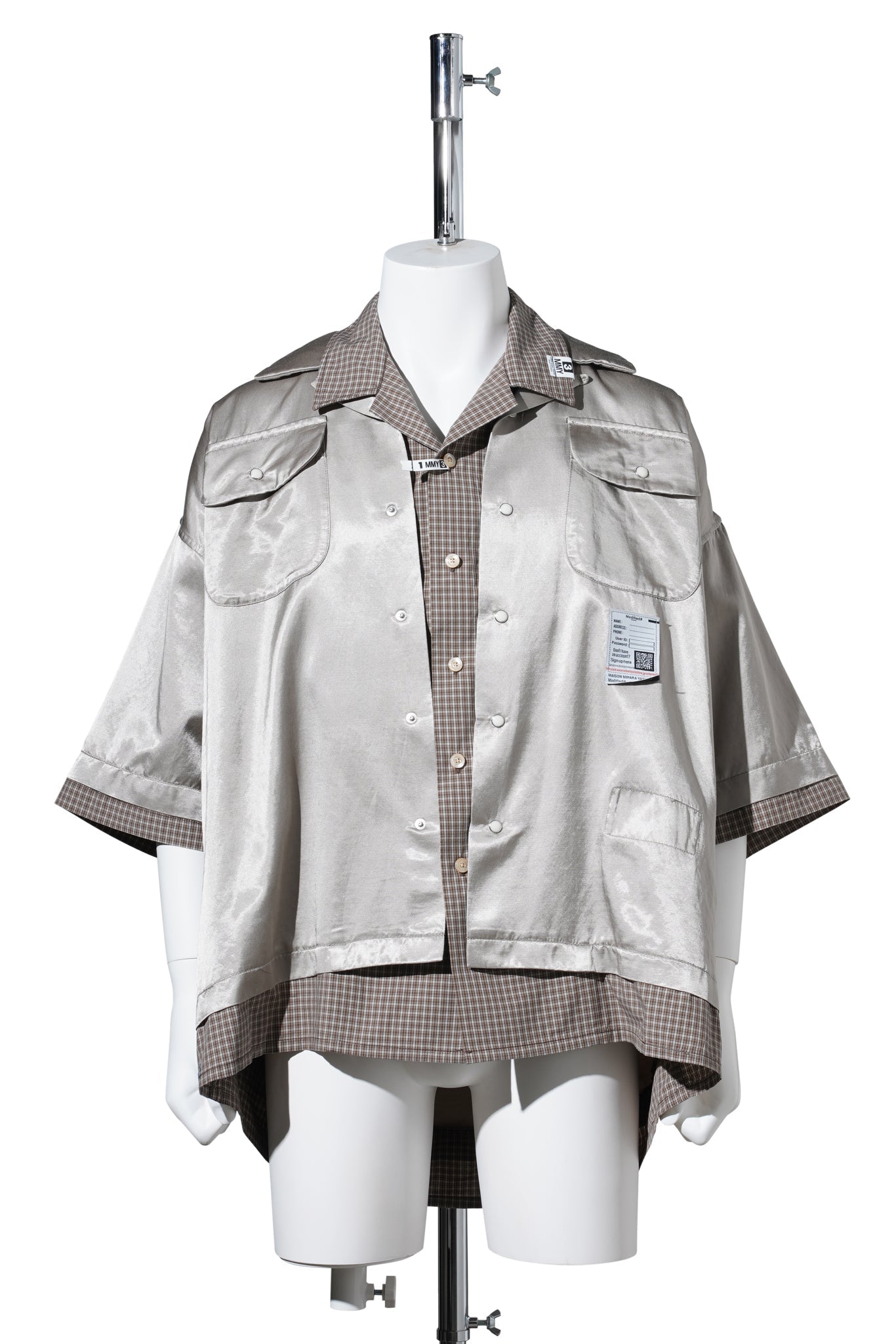 W-LAYERED H/S SHIRTS / BEIGE