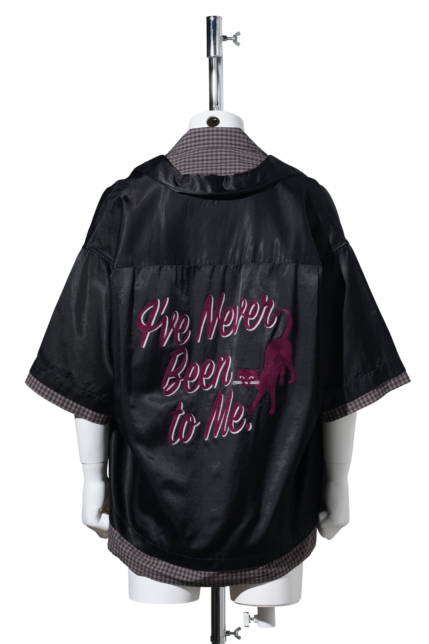 W-LAYERED H/S SHIRTS / BLACK