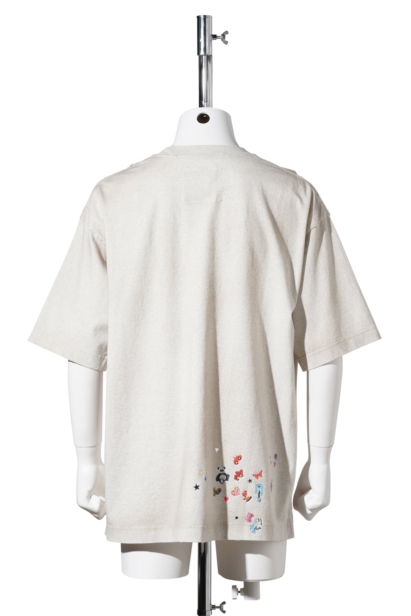 KIDS STICKER TEE / GRAY