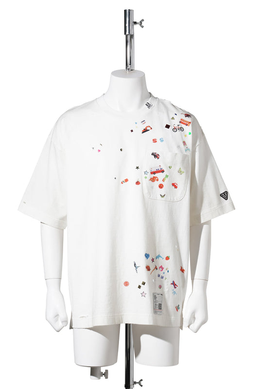 KIDS STICKER TEE / WHITE