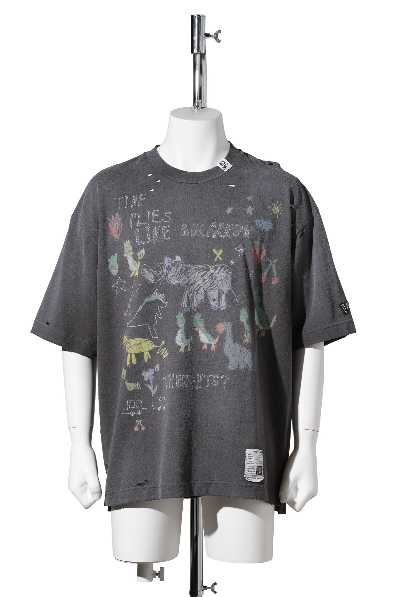 KIDS DOODLE TEE / BLACK