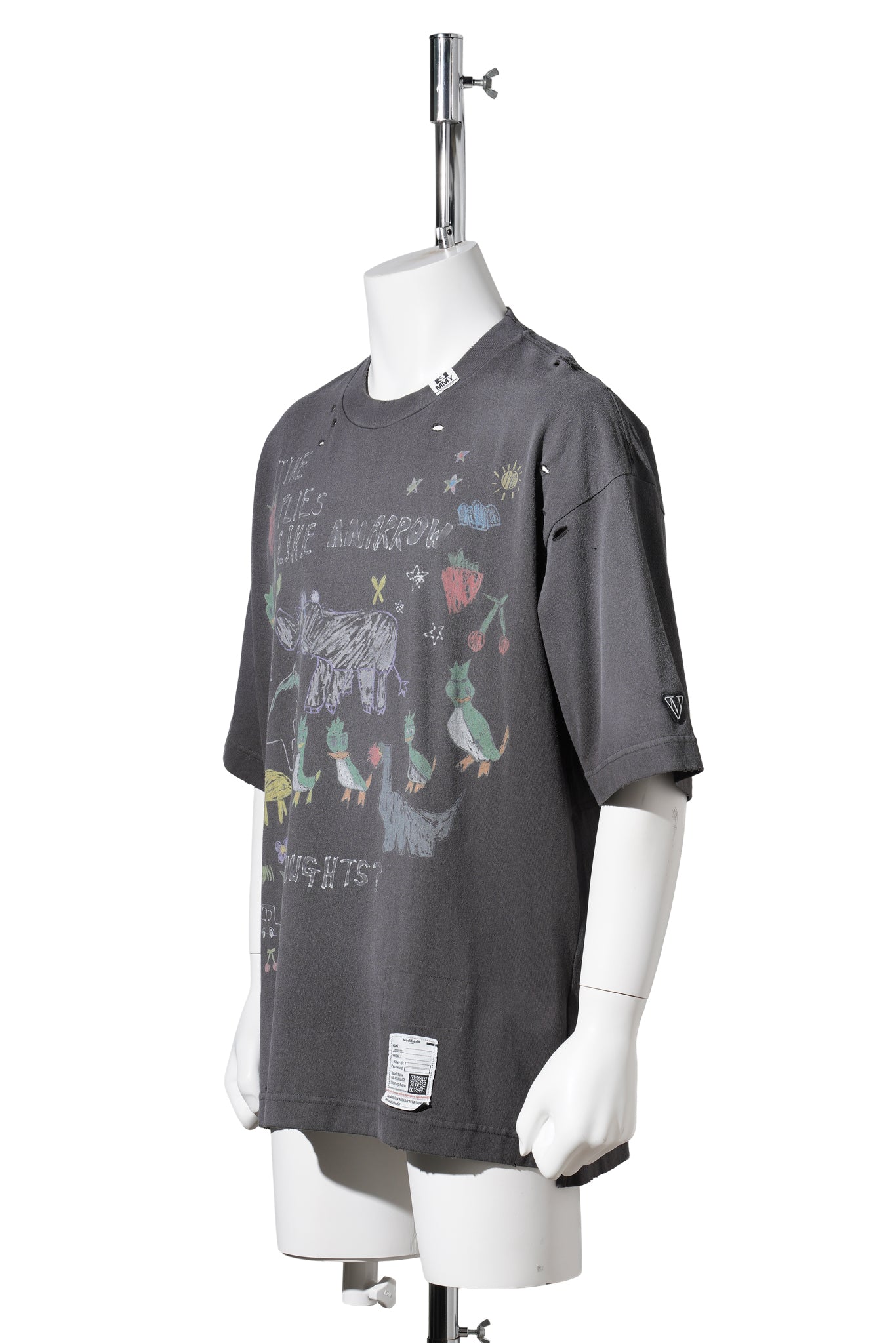 KIDS DOODLE TEE / BLACK