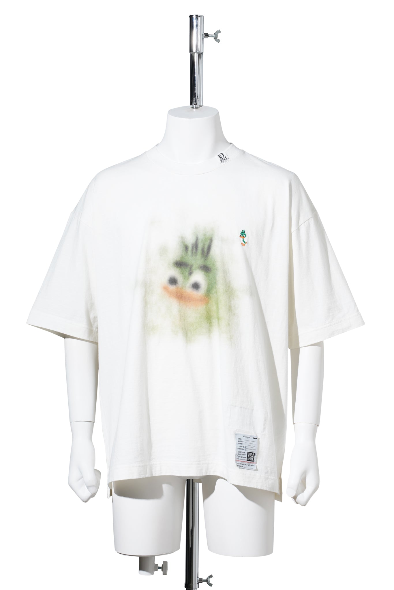 LEON PRINTED TEE / WHITE