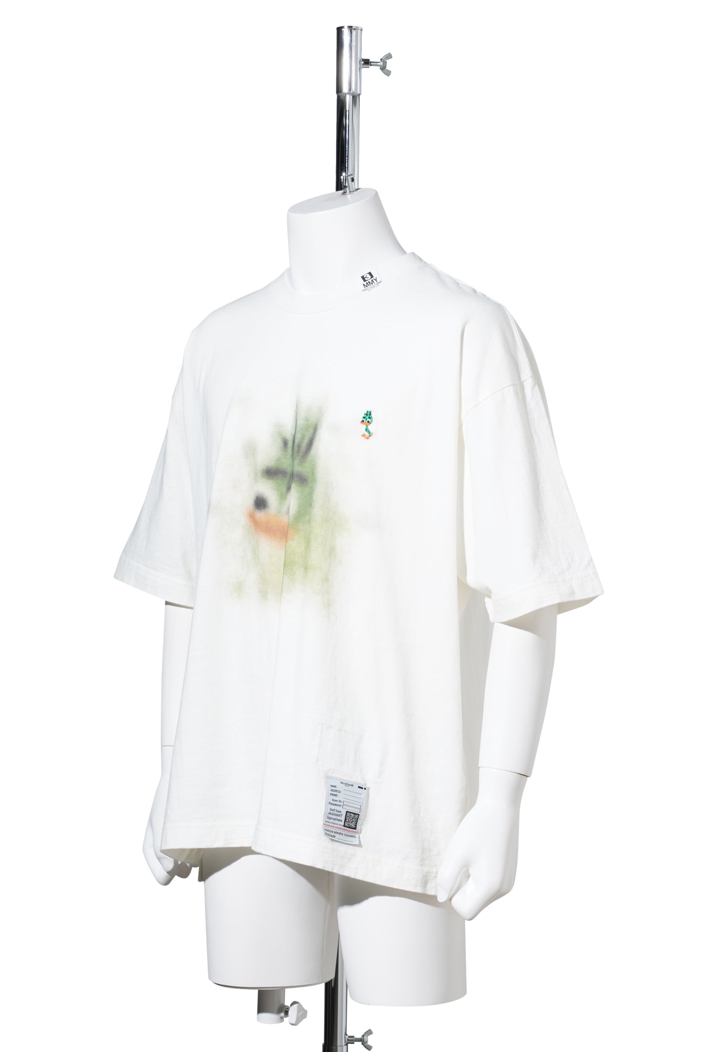 LEON PRINTED TEE / WHITE