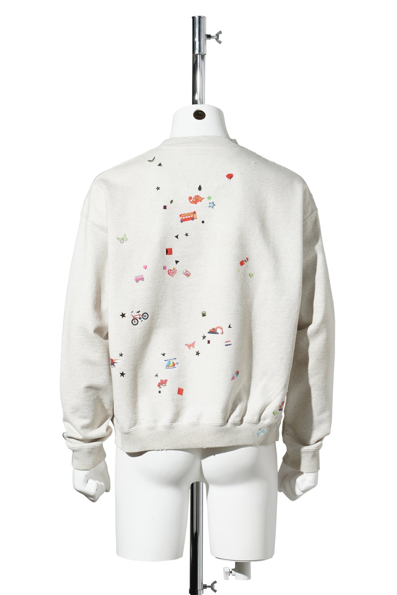 KIDS STICKER PULLOVER / WHITE