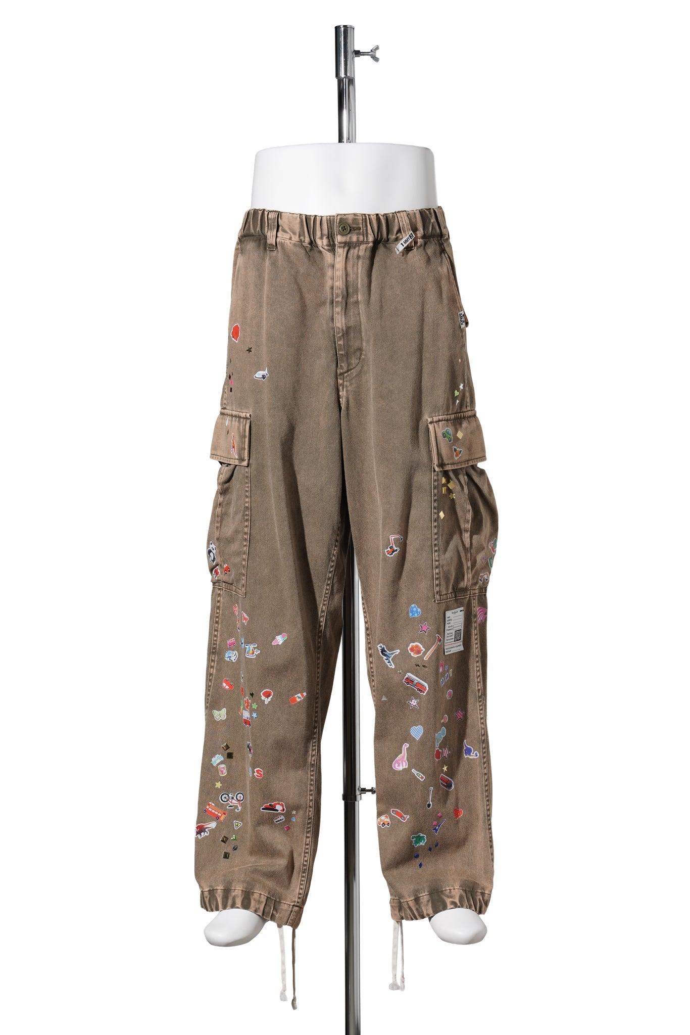 MILITARY PANTS KIDS STICKER / KHAKI