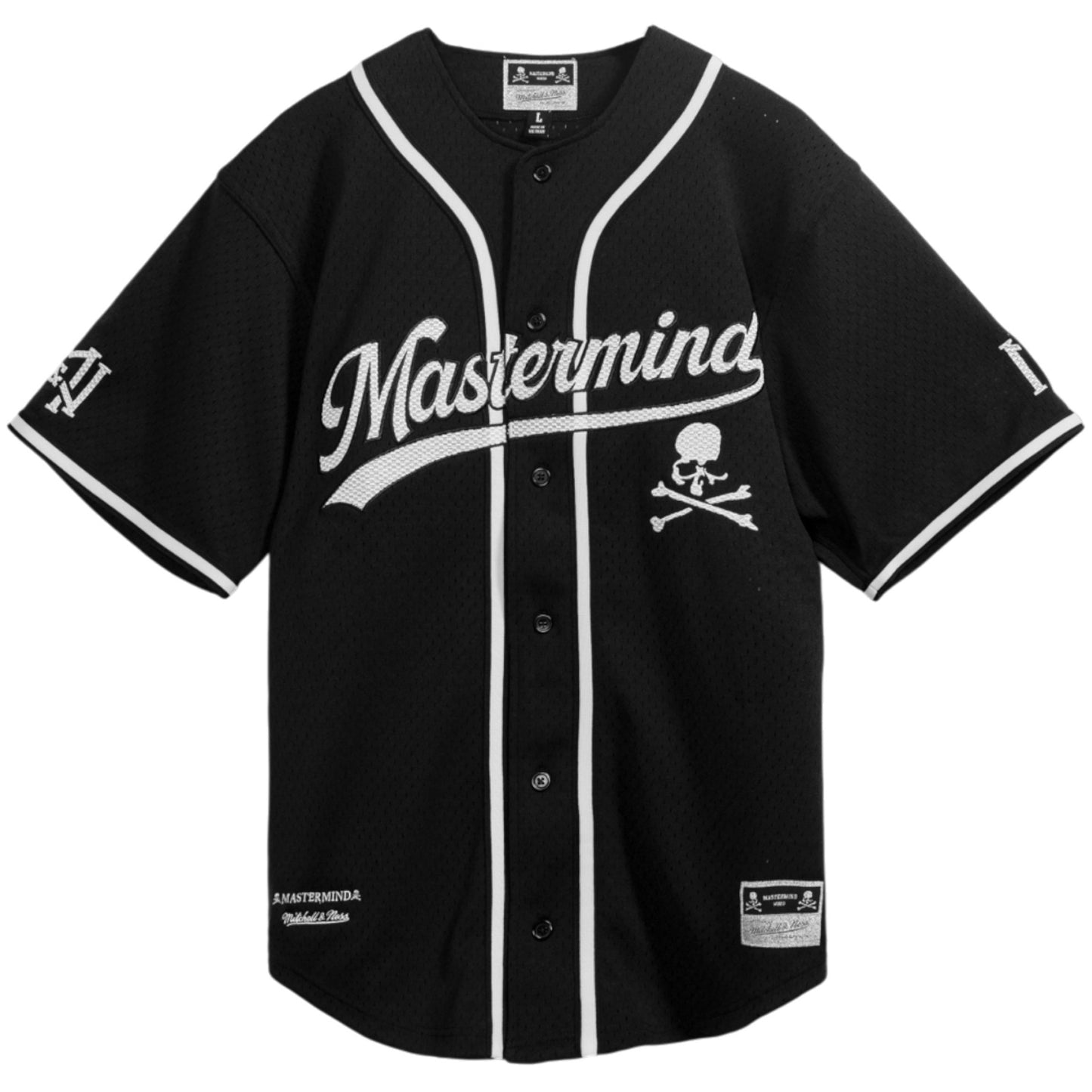 MASTERMIND WORLD x Mitchell & Ness  MASTERMINDxM&N BBALL JERSEY / BLACK