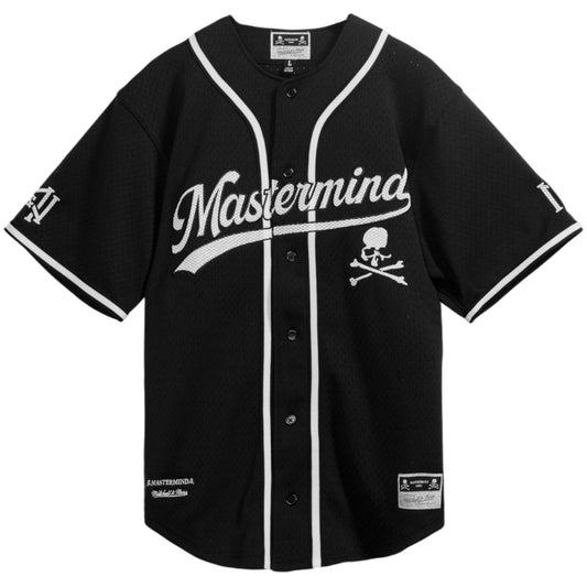MASTERMIND WORLD x Mitchell & Ness  MASTERMINDxM&N BBALL JERSEY / BLACK