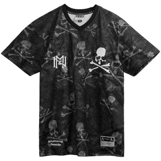 MASTERMIND WORLD x Mitchell & Ness  MASTERMINDxM&N PRINT BP MESH / BLACK