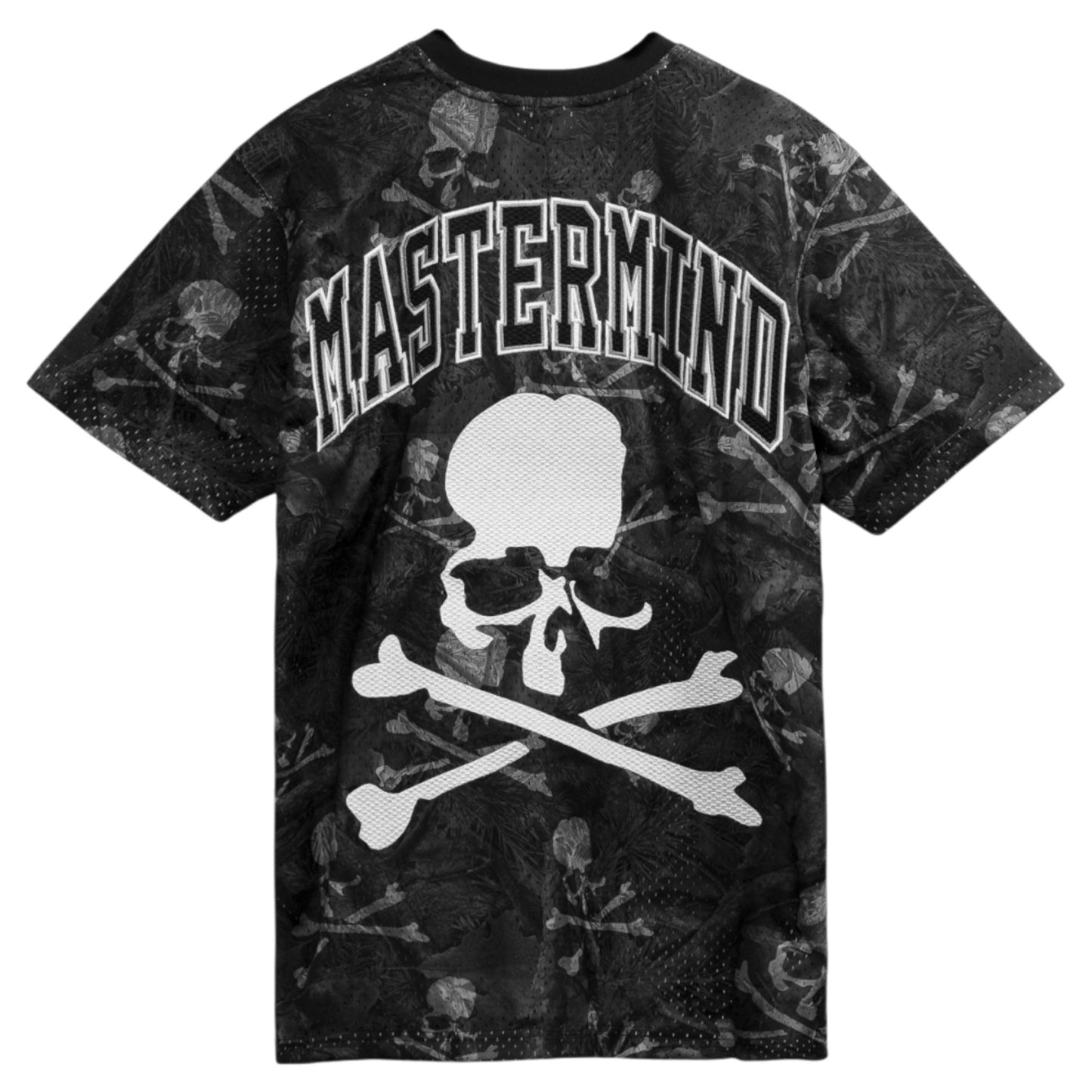 MASTERMIND WORLD x Mitchell & Ness  MASTERMINDxM&N PRINT BP MESH / BLACK