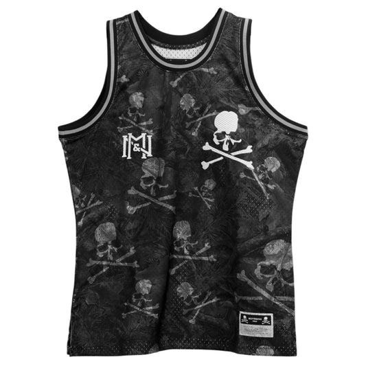 MASTERMIND WORLD x Mitchell & Ness  MASTERMINDxM&N PRINT TANK / BLACK