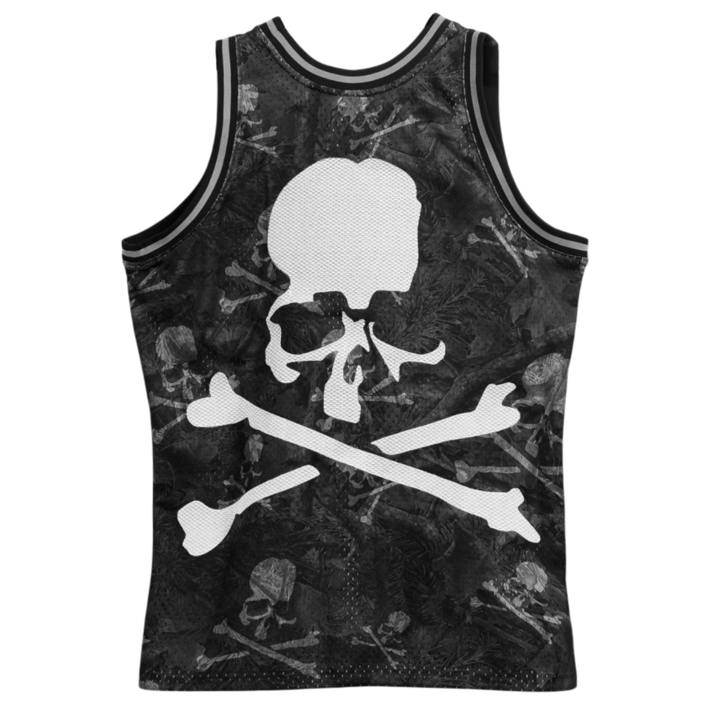 MASTERMIND WORLD x Mitchell & Ness  MASTERMINDxM&N PRINT TANK / BLACK