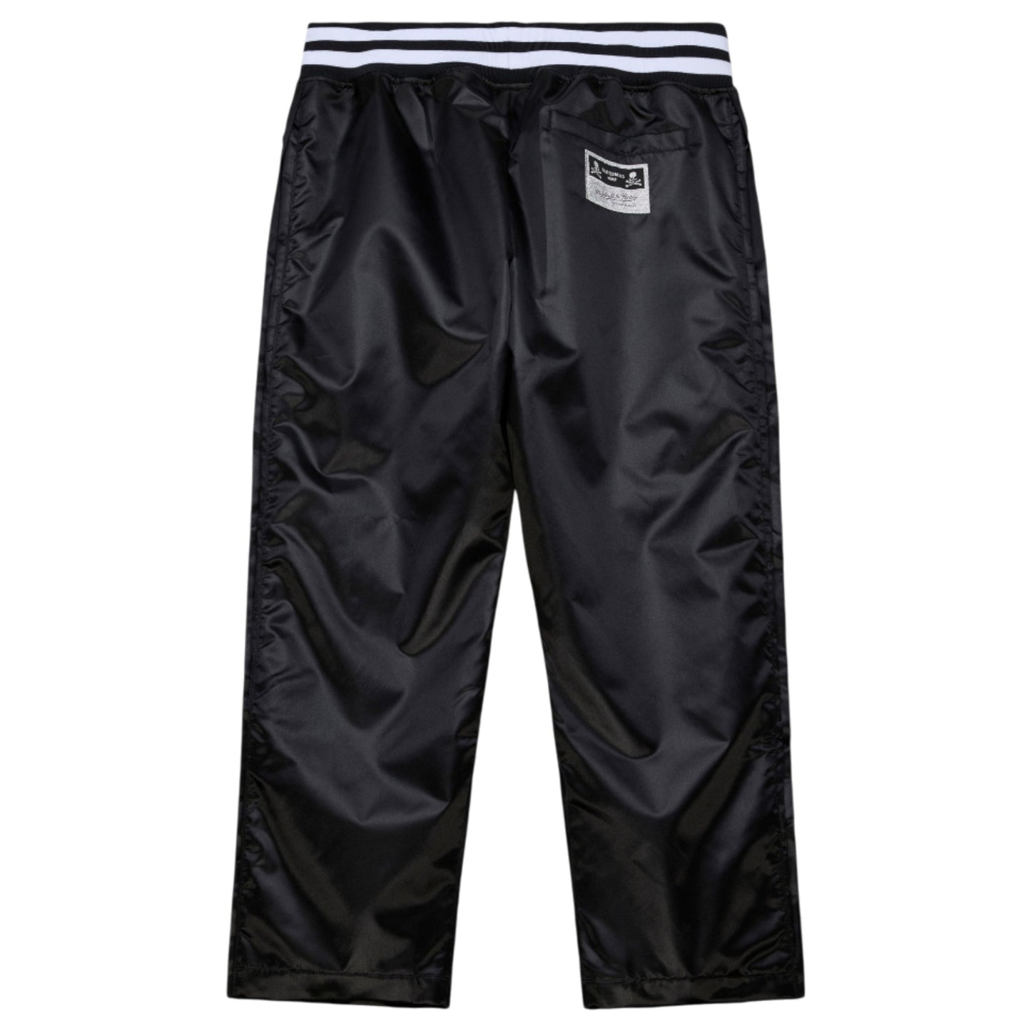 MASTERMIND WORLD x Mitchell & Ness  MASTERMINDxM&N TEAR PANTS / BLACK