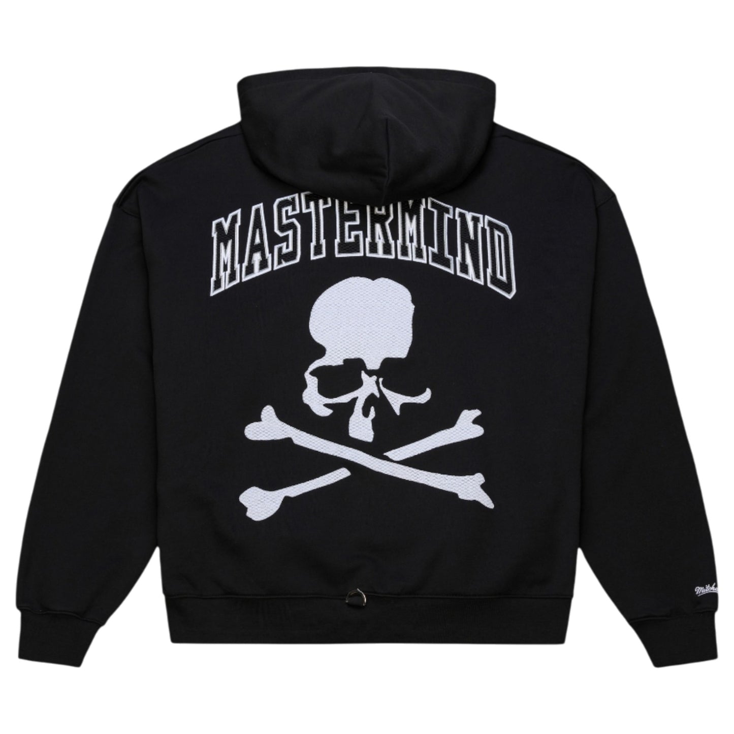 MASTERMIND WORLD x Mitchell & Ness  MASTERMINDxM&N ZIP UP HOODIE / BLACK