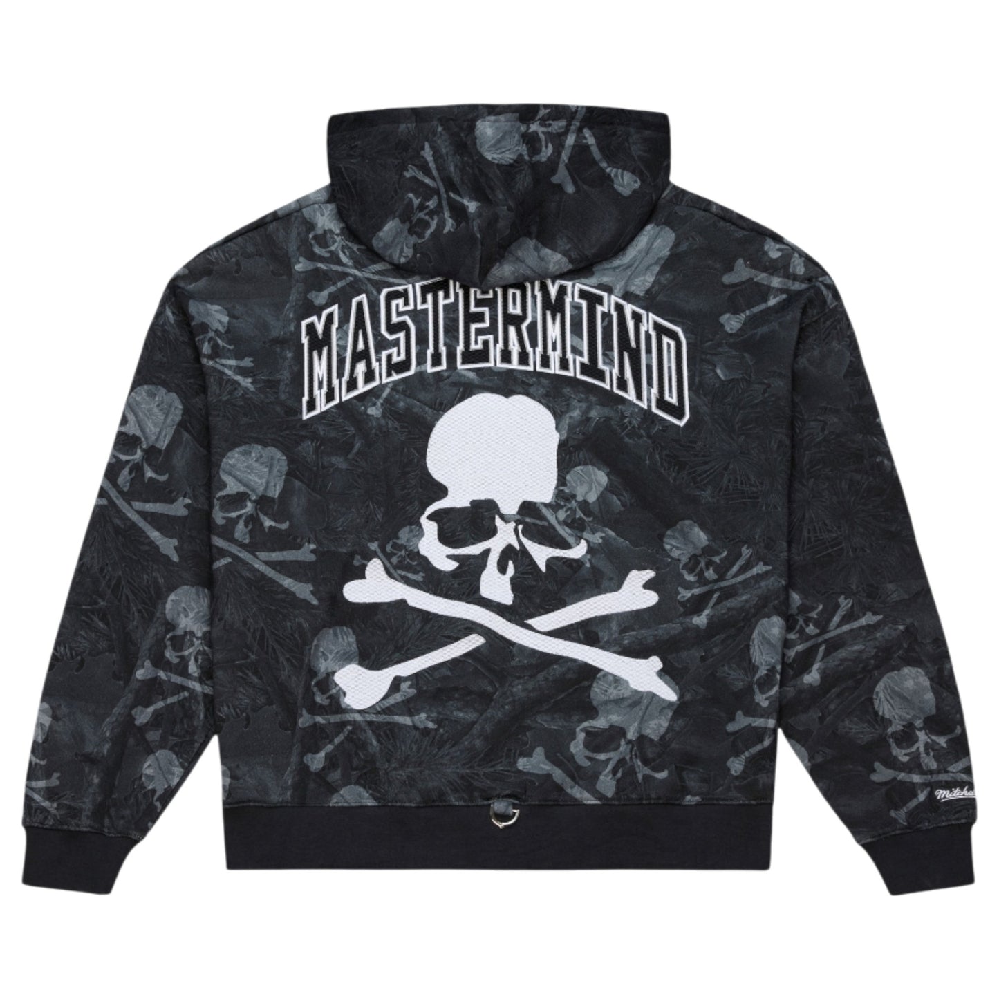 MASTERMIND WORLD x Mitchell & Ness  MASTERMINDxM&N ZIP UP HOODIE / BLACK