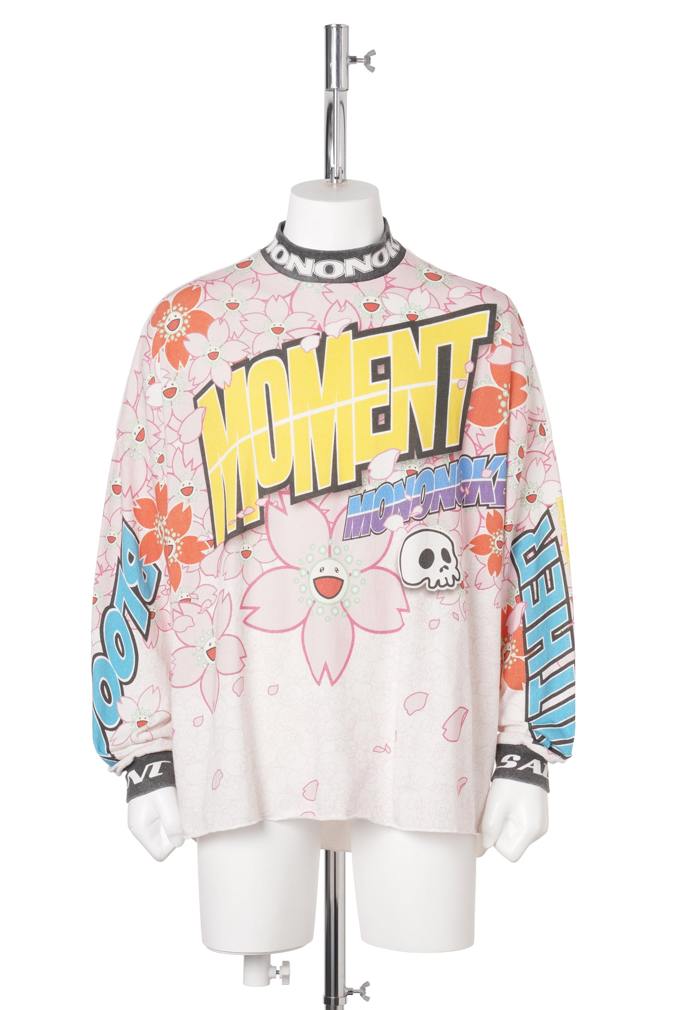 LS T-SHIRT WIDE/SAKURA / WHITE