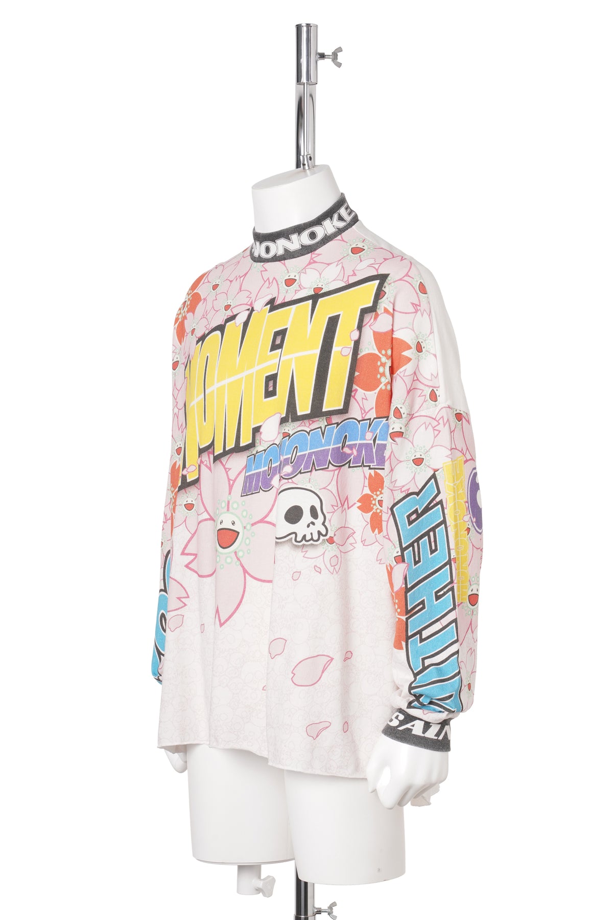 LS T-SHIRT WIDE/SAKURA / WHITE