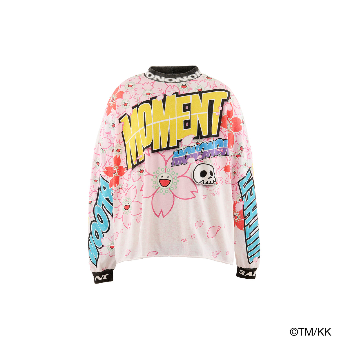 LS T-SHIRT WIDE/SAKURA / WHITE