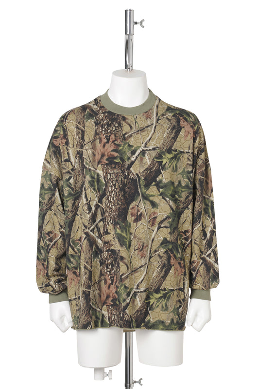LS T-SHIRT WIDE/CAMO / WHITE