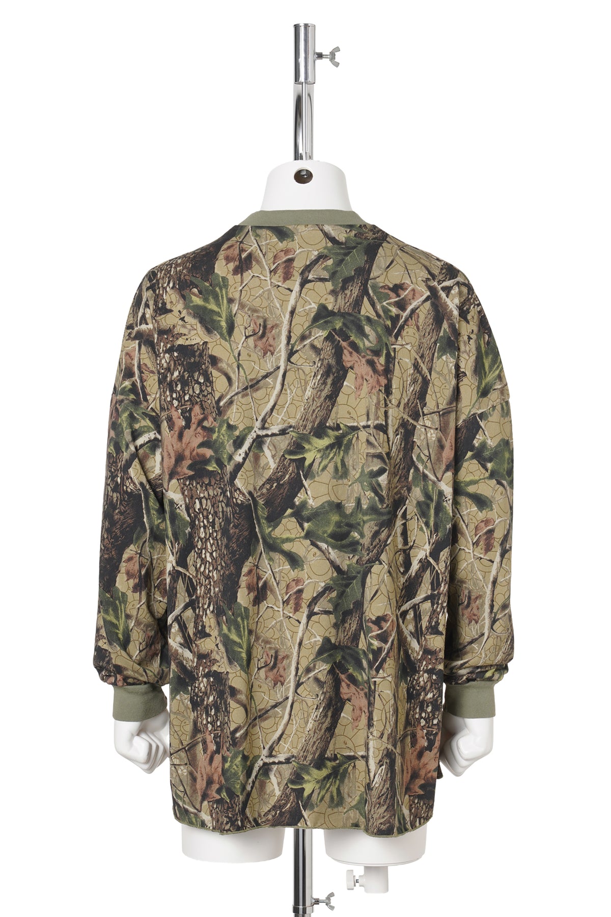 LS T-SHIRT WIDE/CAMO / WHITE