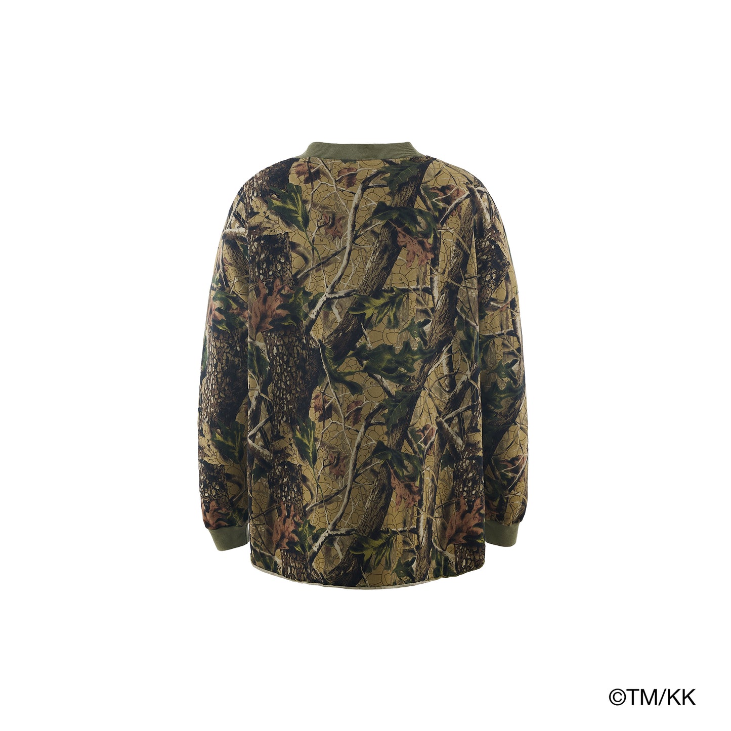 LS T-SHIRT WIDE/CAMO / WHITE
