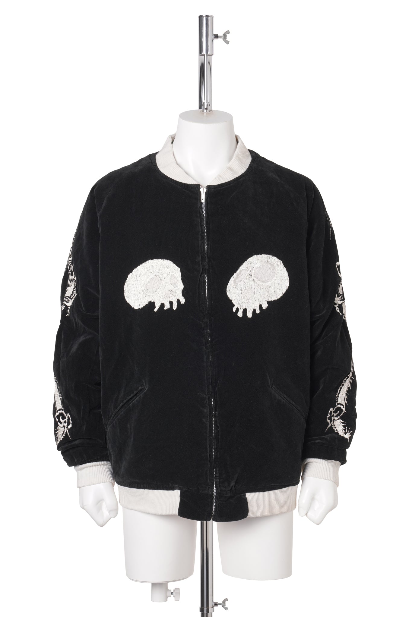 REVERSIBLE SKA JAMBER / BLK+PNK