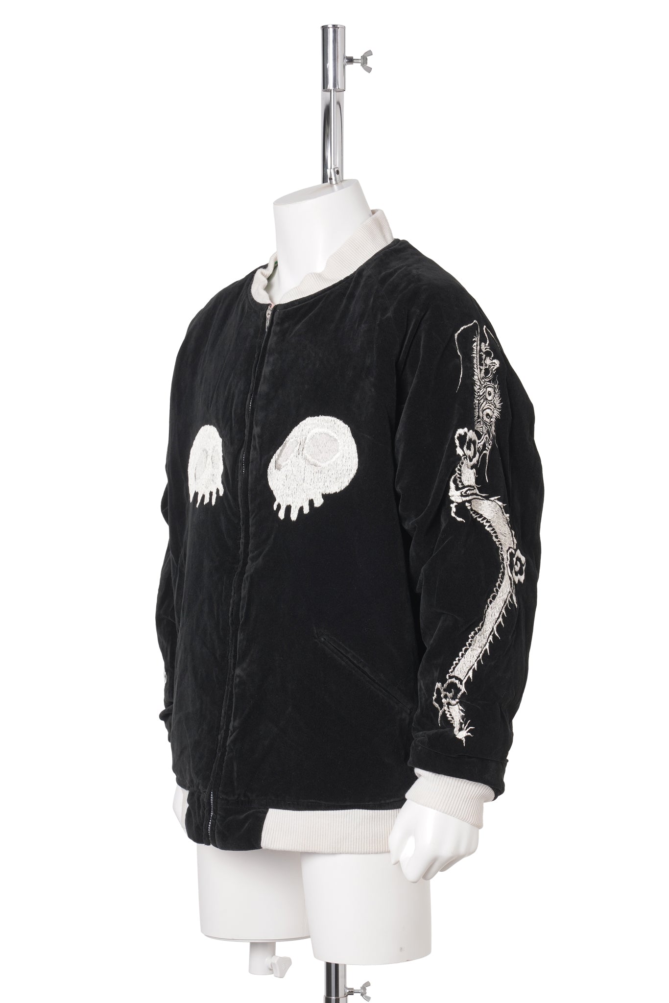 REVERSIBLE SKA JAMBER / BLK+PNK