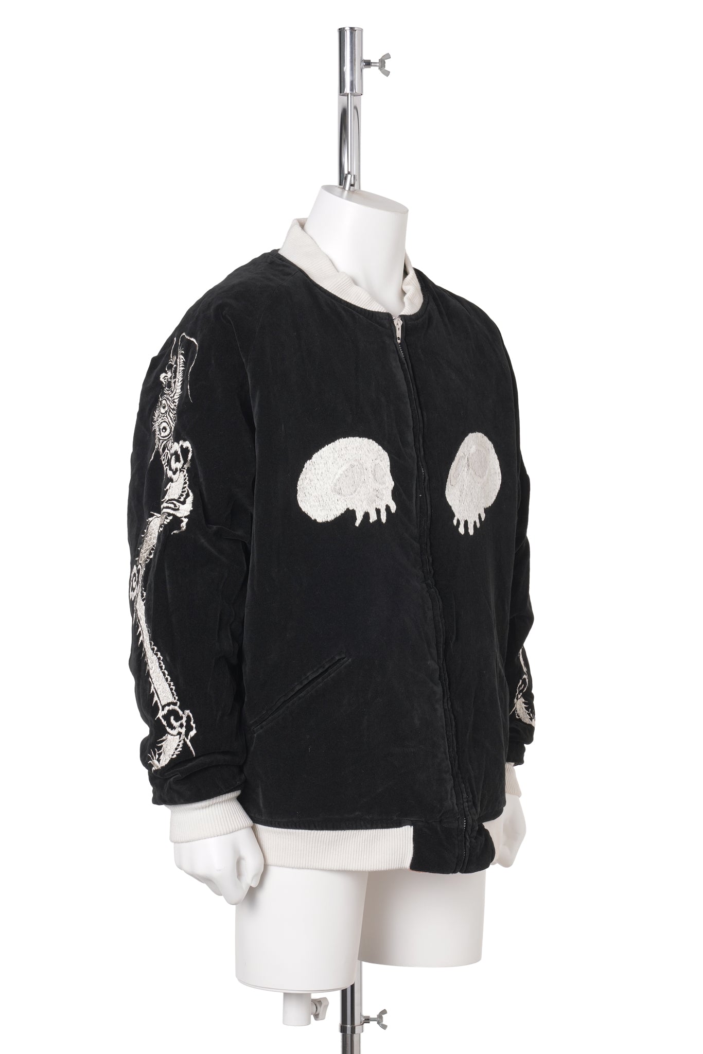 REVERSIBLE SKA JAMBER / BLK+PNK