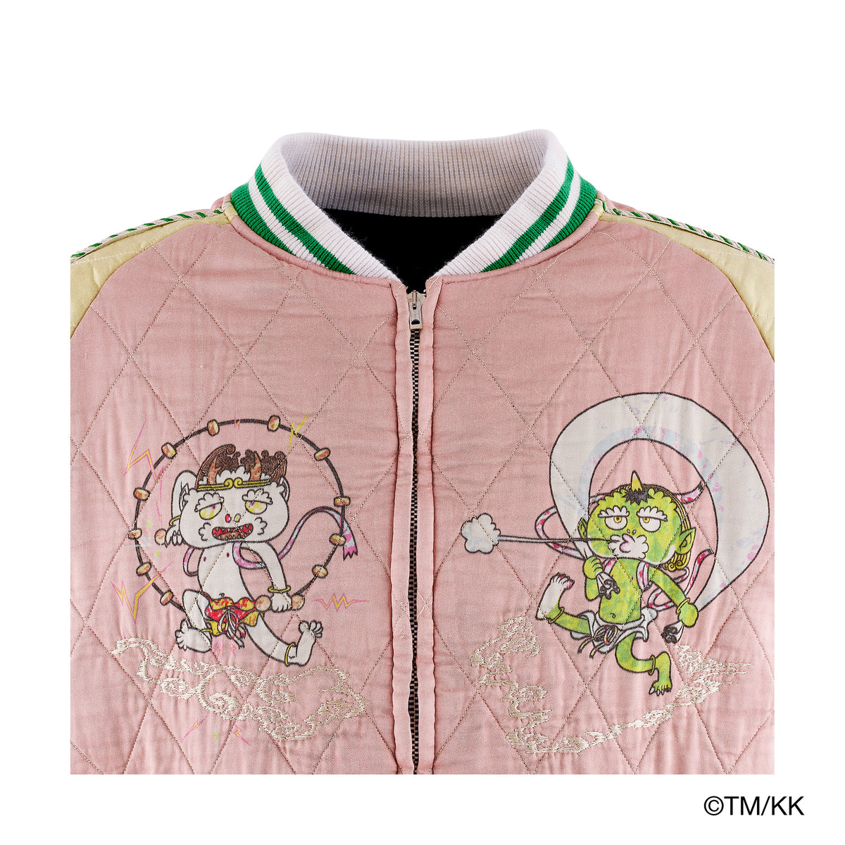 REVERSIBLE SKA JAMBER / BLK+PNK