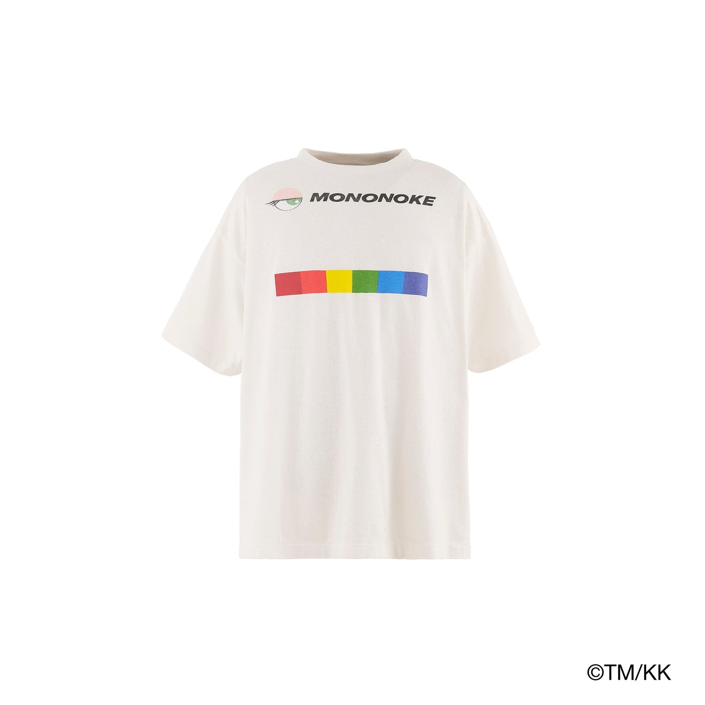 SS T-SHIRT/MONONOKE RAINBOW / WHT