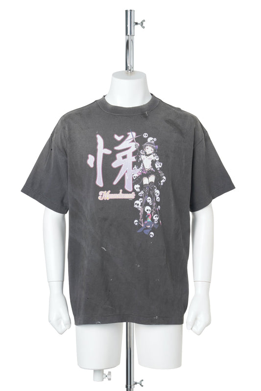 SS T-SHIRT/悌 / BLACK