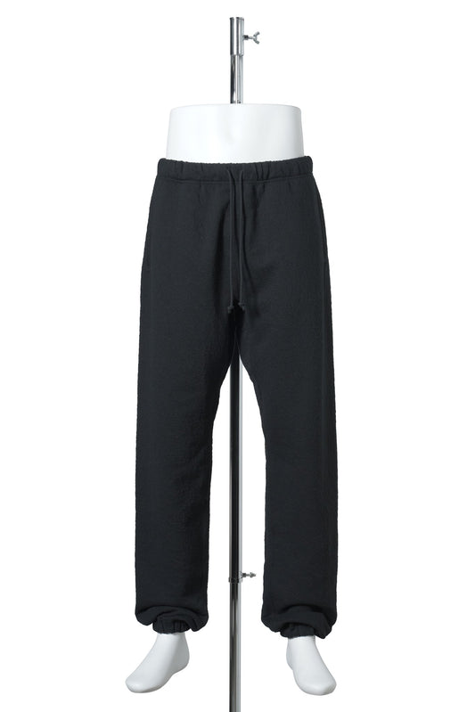 SWEAT PANTS/FLOWER / BLACK