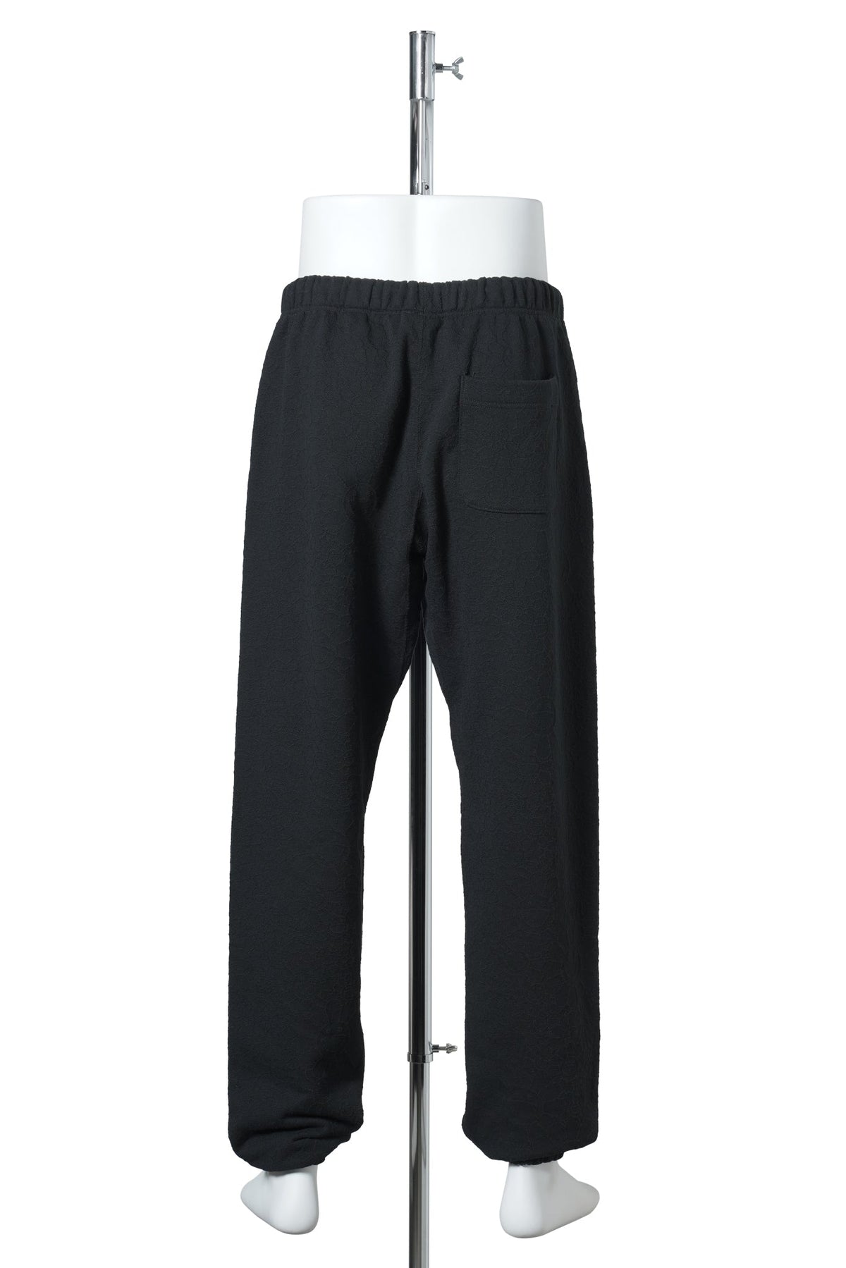 SWEAT PANTS/FLOWER / BLACK