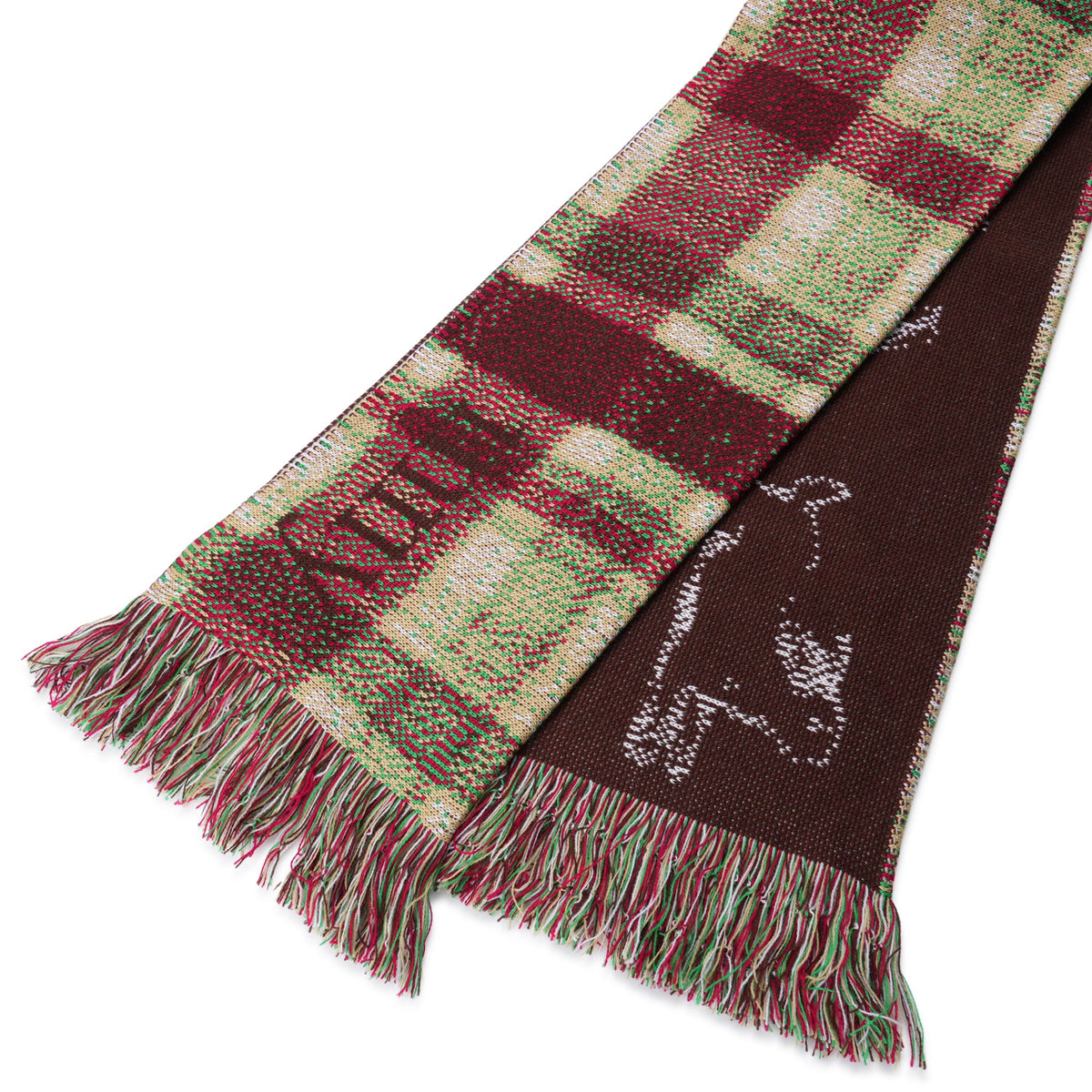 BROWN RABBIT SCARF / MULTI